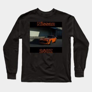 Nissan 240Z - Orange Design Long Sleeve T-Shirt